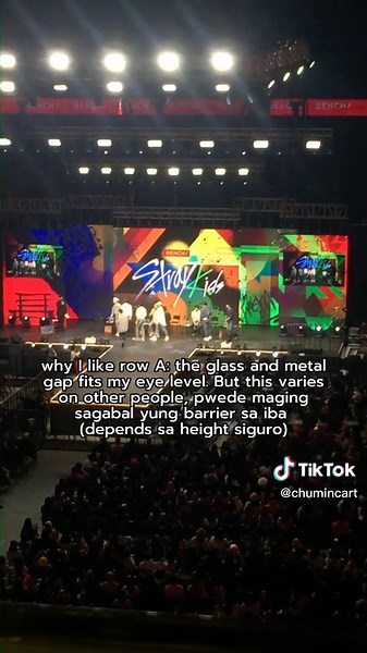 tier reference for Maniac in Manila! Upper box 421 view during bench x #straykids fanmeet @ Moa Arena.