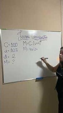 APRENDA CALCULAR JUROS COMPOSTO