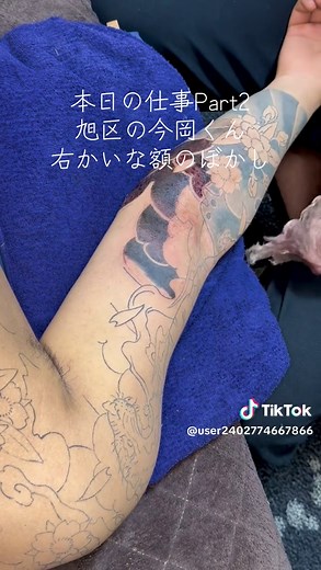刺青アート: 手彫りの龍と入れ墨の技術