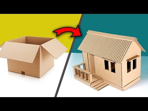 How To Make House From Cardboard