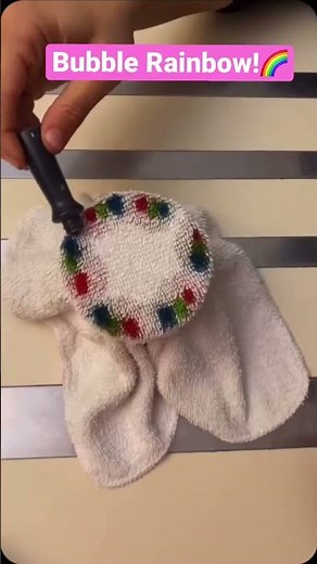 Epic Bubble Rainbow!🌈Fun and Easy Experiment Kids will Love!