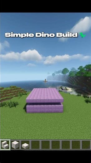 MİNECRAFT SİMPLE DİNO BUİLD 😱