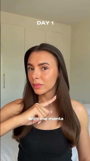 Jess took on the Manta Challenge — 3 days, Manta vs her usual brush ✨🙌🏼
