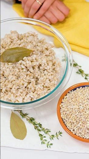 Don’t forget about BARLEY! Cook with this fibre fueled grain.