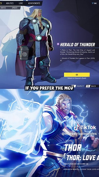 Thor MCU Skin in Marvel Rivals Revealed!