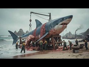 Giant shark catch brings in over $1,000,000 for European fishermen Fishing documentary