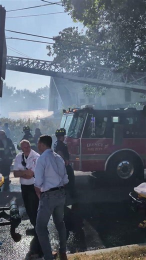 Somehow the Siren Got Turned on at the Fire #FireScene #FireDepartment #FireTruck