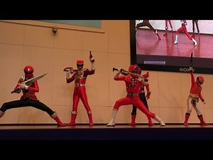「レッドヒーロー」ショー(4K) 2015.5.5(1回目) Red Power Rangers Show