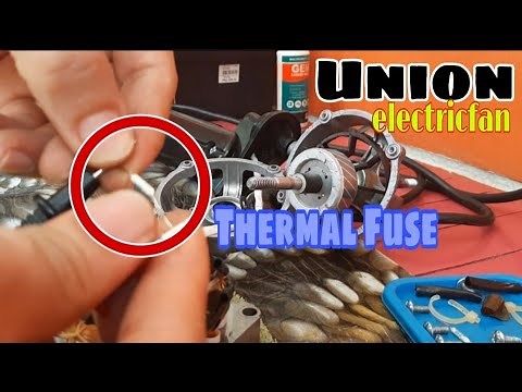 Union Electric Fan / Replace Thermal Fuse | RECOND Tech