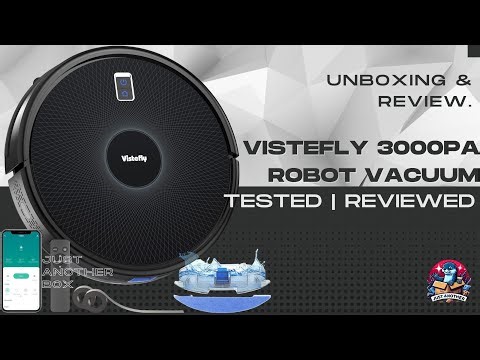 Vistefly 3000Pa Robot Vacuum Mopping, Alexa, Smart Mapping & Carpet Detection!