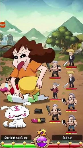 Liên Quân Manga - Shin bị mẹ đánh tét đít