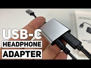 USB-C 3.5mm Headphone Adapter and Type C Splitter