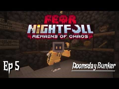 DOOMSDAY BUNKER | Modded Minecraft: Fear Nightfall #5