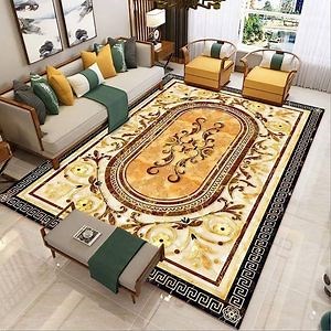 [Hot Item] 3D Printed Crystal Velvet Eco-Friendly Geometric Patterns Crystal Velvet Rugs