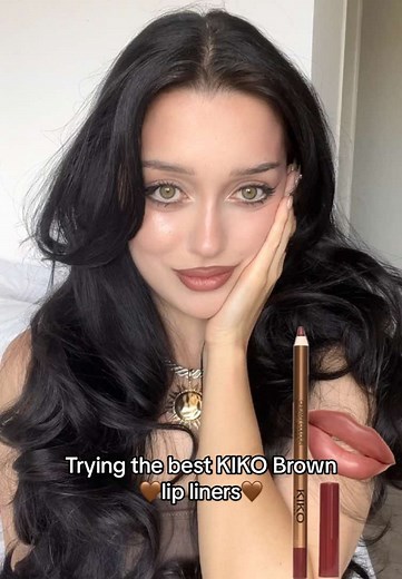 Trying the Best KIKO Brown Lip Liners - Day 4