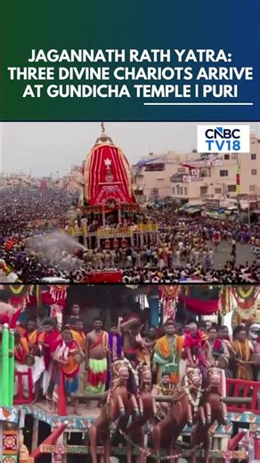 Jagannath Rath Yatra 2026: Three Holy Chariots Reach Gundicha Temple In Puri | N18S