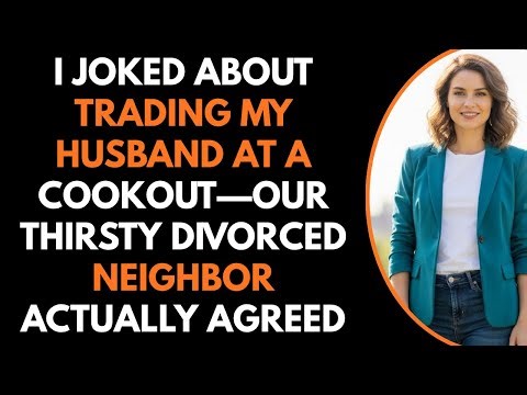 I Joked About Trading My Husband at a Cookout—Our Thirsty Divorced Neighbor... #betrayal #cheating