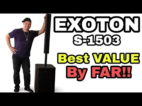 EXOTON S-1503 Column Speakers | My In-Depth Review