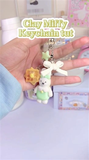 CUTE Miffy Clay Keychain! (DIY in 10 Minutes!)