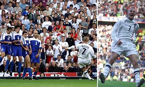15 years ago David Beckham made England fans shake with joy