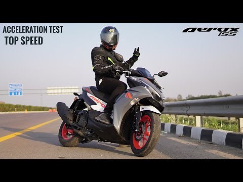 Yamaha Aerox 155 | Acceleration and Top speed 🔥