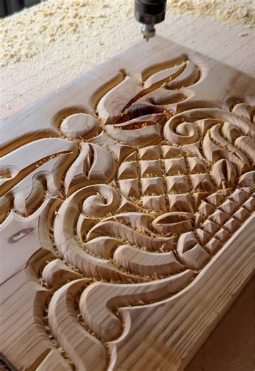Incredibly Beautiful CNC Carving | Intricate Design