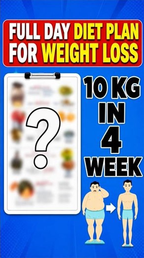 FULL DAY DIET PLAN FOR WEIGHT LOSS#fatloss