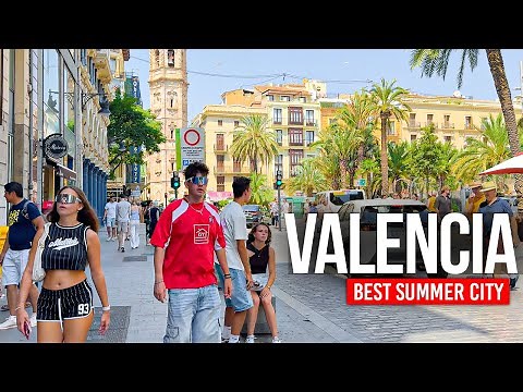 VALENCIA, Spain 🇪🇸 Sunny Day ☀️ 4K Walking Tour