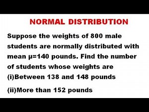 Normal Distribution - Probability Distribution - Problem