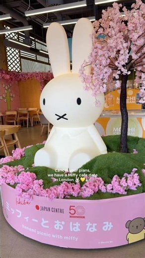 Miffy café pop up in London 🐰☕️💛 #londonthingstodo