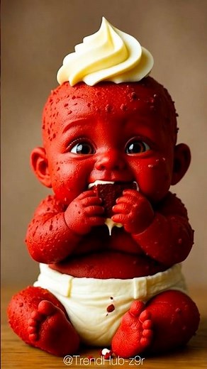 Red velvet eating asmr #aiasmr #satisfyingvideo #fypシ