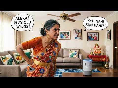 😂 1. “Indian Mom vs Alexa”