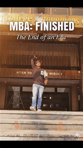 The final walk⚡The final toss💥 MBA officially finished! 🎓✨​#MBA #Graduation #Shorts #newbeginnings