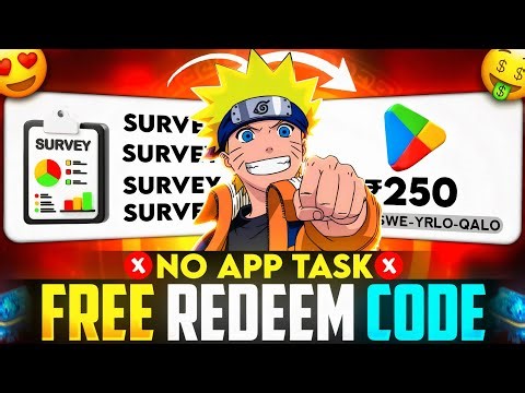 FREE REDEEM CODE WITHOUT ANY APP✅ FREE GOOGLE PLAY REDEEM CODE WEBSITE🔥