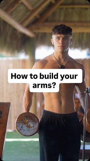 8.2K views · 271 reactions | Simple breakdown to build the arms… Any age and any level of experience If you don’t want to just grow your arms But you want to lose fat Get that six pack for the first time Dial in your diet Comment “HELP” & I will send you my FREE Blueprint to Shred Fat & Build Lean Muscle in 90 Days | cruzbrahh | Facebook