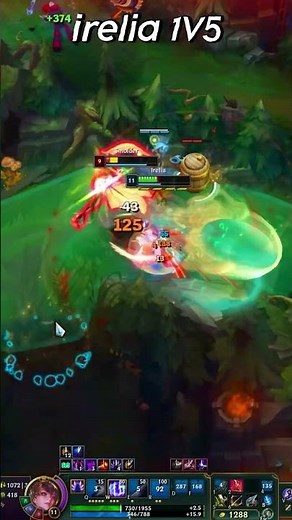 IRELIA É IMPARÁVEL COM ESSA BUILD (QUADRA KILL) #leagueoflegends #lolshorts #wildrift #irelia