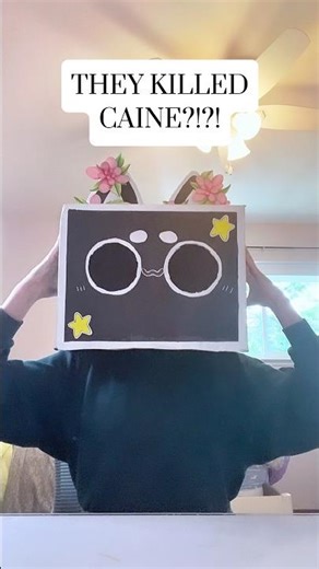 Not Caine My Lovely Ringmaster 🥺 #paperart #papercrafts #shorts #tadc #caine #funny #boxhead #viral