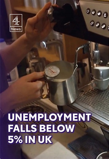 UK unemployment fell below 5% in April while wages grew faster than expected, according to the latest official figures. The Bank of England has just announced it is keeping main interest rate on hold at 3.75%. However economists warn that the overall labour market remains very weak - with the number of job vacancies at its lowest for five years. #UK #Unemployment #Economy #News #Channel4News