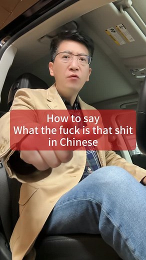 Danqiu on Instagram: "How to say “WTF is that shi*” in Chinese? #danqiuchinese #danqiu #strictteacher #freakyuncle"