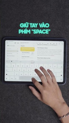 AMAZING TIP to turn your keyboard into a trackpad on your iPad A16 😎