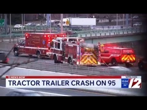 1 injured in highway crash involving tractor-trailer