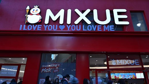 NY: 'Mixue' world's largest fast food chain in NYC - 66817846