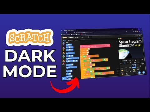 How To Get DARK MODE (or CUSTOM COLORS) on SCRATCH!