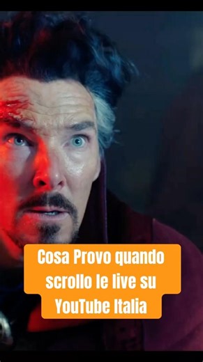 COSA SI PROVA A SCROLLARE LE LIVE SU YOUTUBE ITALIA?