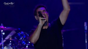 ...and we light up the sky! System Of A Down performing 'I-E-A-I-A-I-O' off Steal This Album! live at Rock in Rio in 2015. Mine delusions acquainted, bubbles erotica Plutonium wedding rings, icicle stretchings, bicycle shoestrings One flag, flaggy but one painting The paintings of the alive Happy #SystemSunday everyone! #SystemOfADown #SOAD #DaronMalakian #SerjTankian #ShavoOdadjian #JohnDolmayan #IEAIAIO | Victims Of A Down