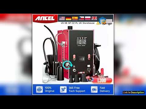 ANCEL L300 Smoke Machine Automotive with Builtin Air Pump Car Vacuum Leak Detector Smoke Tester Ful