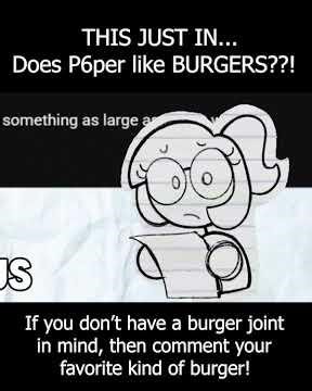 Does P6per like BURGERS!?!? #indie #pilot #qna