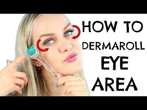 DIY Remove Undereye Bags and Crow's Feet with Dermaroller