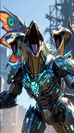 Insane Hybrid Monsters Created by AI 🤯 | Dragon Lion Dinosaur Hybrid Attack