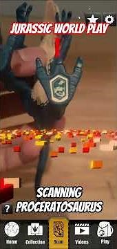 Scanning Proceratosaurus #jurassicworldplay #proceratosaurus